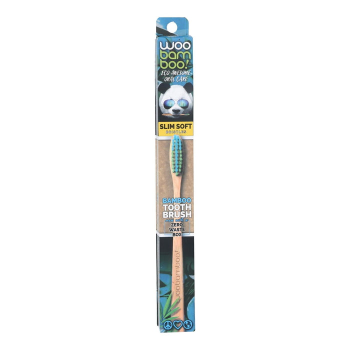 Woobamboo Toothbrush Slim Soft - 12-Count Case