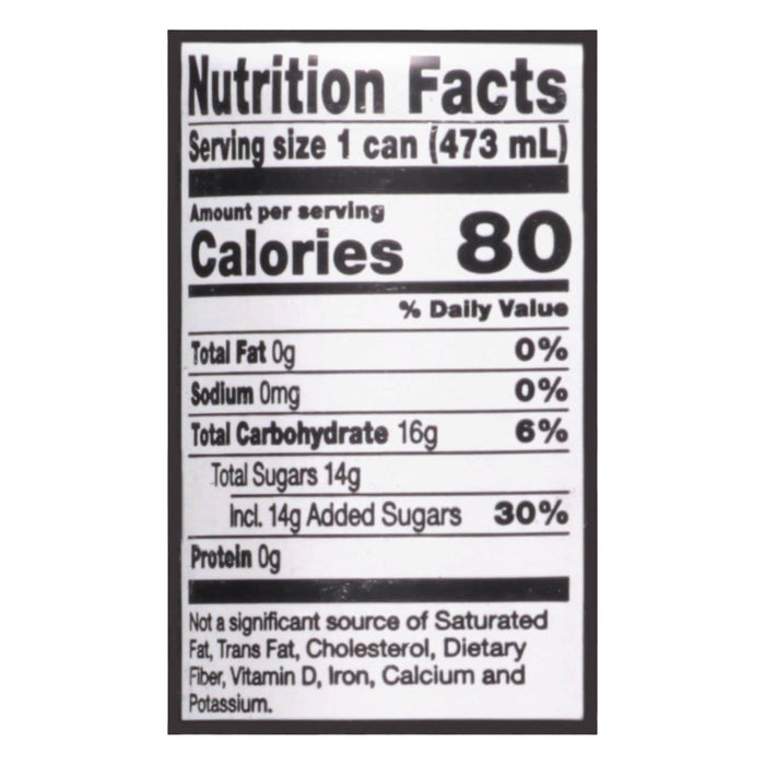 Steaz Yerba Mate Mountain Cranberry, Case of 12 - 16 fl. oz. Cans