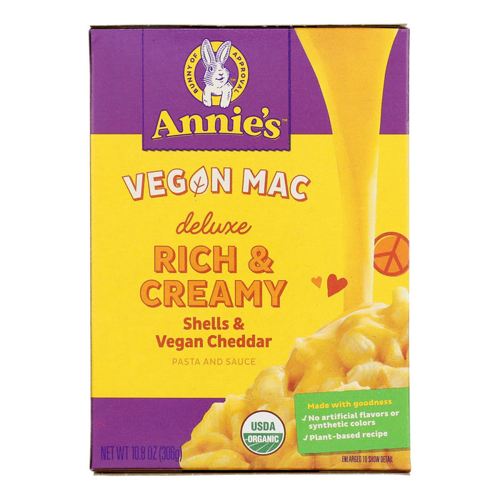 Annie's Homegrown Vegan Deluxe Mac & Cheese, 10.8 Oz