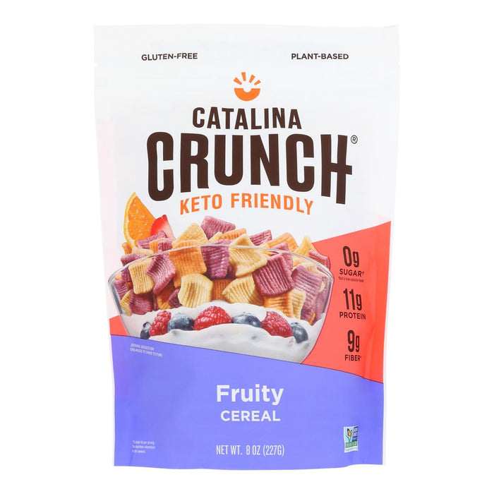 Catalina Keto Fruity Cereal, Delicious and Sugar-Free, 8 Oz, Pack of 6