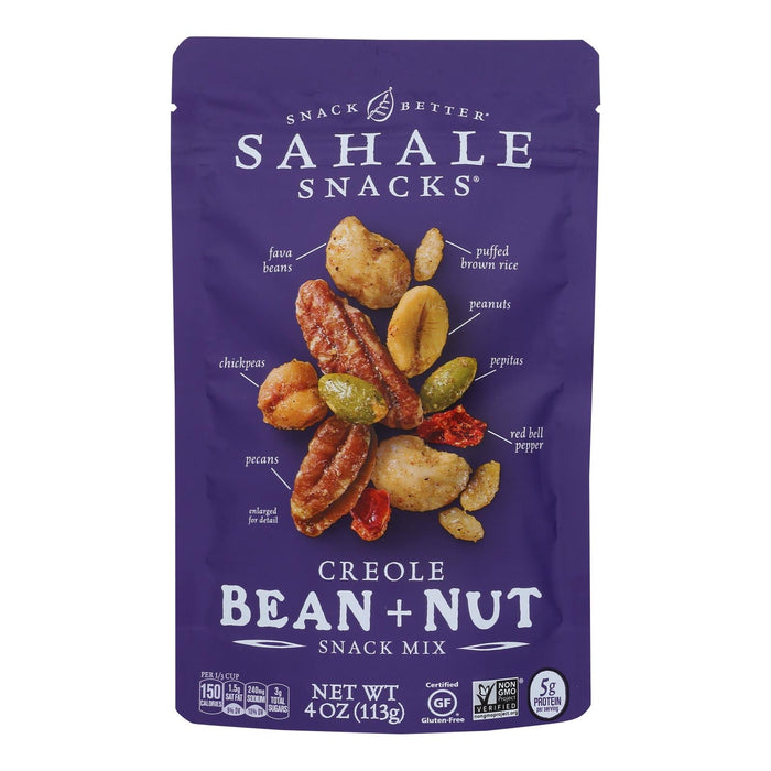 Sahale Snacks Creole Bean Nut Mix, 4 oz Pack of 6