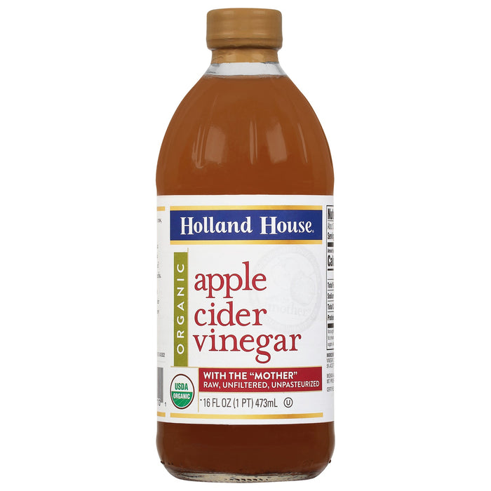 Holland House Apple Cider Vinegar - 16 Oz - Case of 6