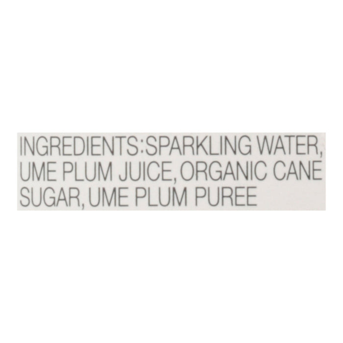 Kimino Sparkling Ume Juice - 12 x 8.45 Fl. Oz.