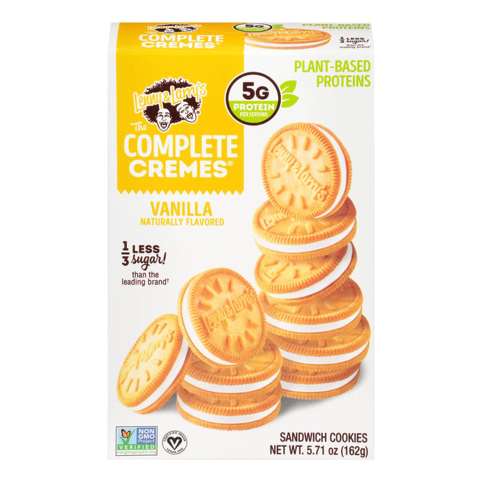 Lenny & Larry's Vanilla Creme Cookie - 5.71 oz Case