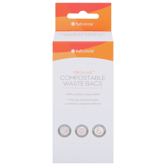 Full Circle Compostable Waste Bags: Eco-Friendly, 25 Count - 6-Pack