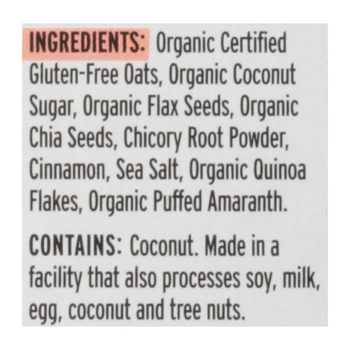 Purely Elizabeth Sugar-Free Classic Cinnamon Oatmeal - 9.12 oz (Pack of 6)