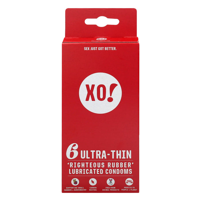 Xo! Condoms Ultra Thin - 6 Count (Case of 8)