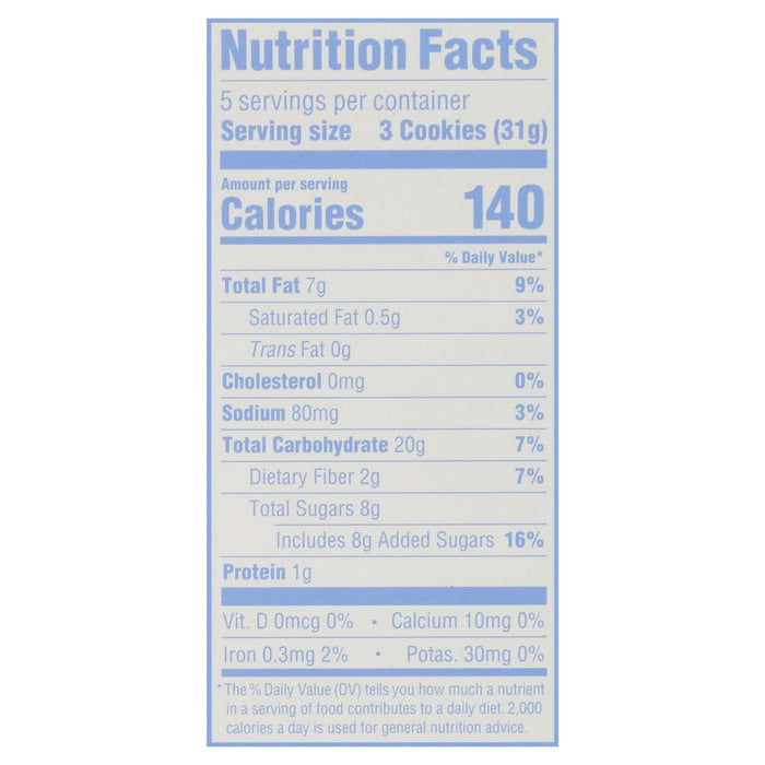 Partake Foods Soft Baked Butter Cookies - Case of 6 - 5.5 Oz Each