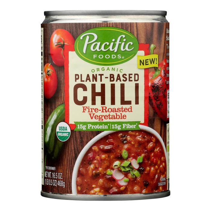Pacific Foods Chili with Fire Roasted Veggies Case of 12 - 16.5 Oz