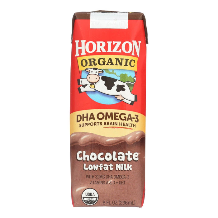 Horizon Organic 1% DHA Milk Chocolate Aseptic 8 oz. (Pack of 12)