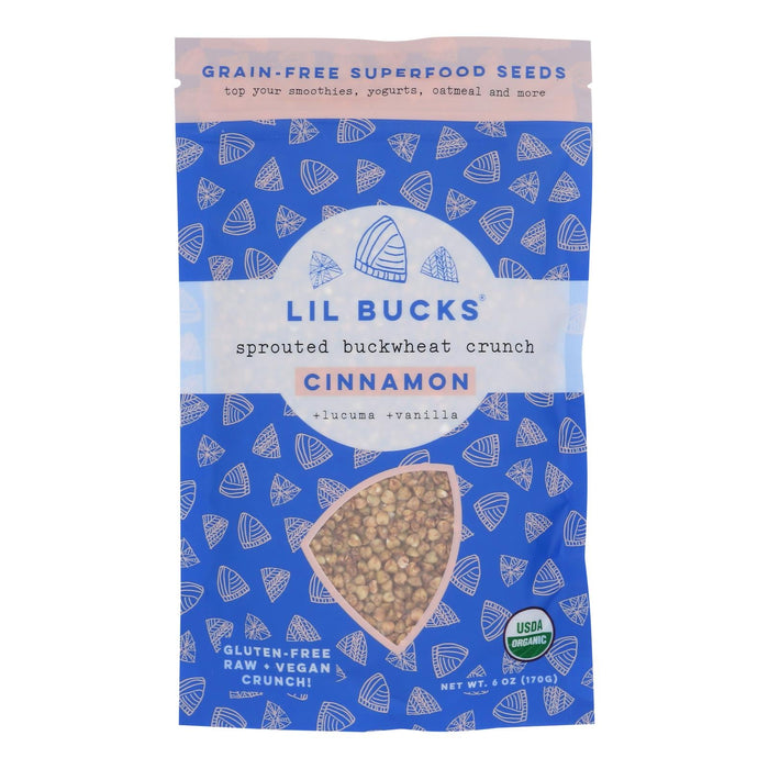 Lil Bucks Buckwheat Sprtd Cinnamon - 6 Oz, Case of 6