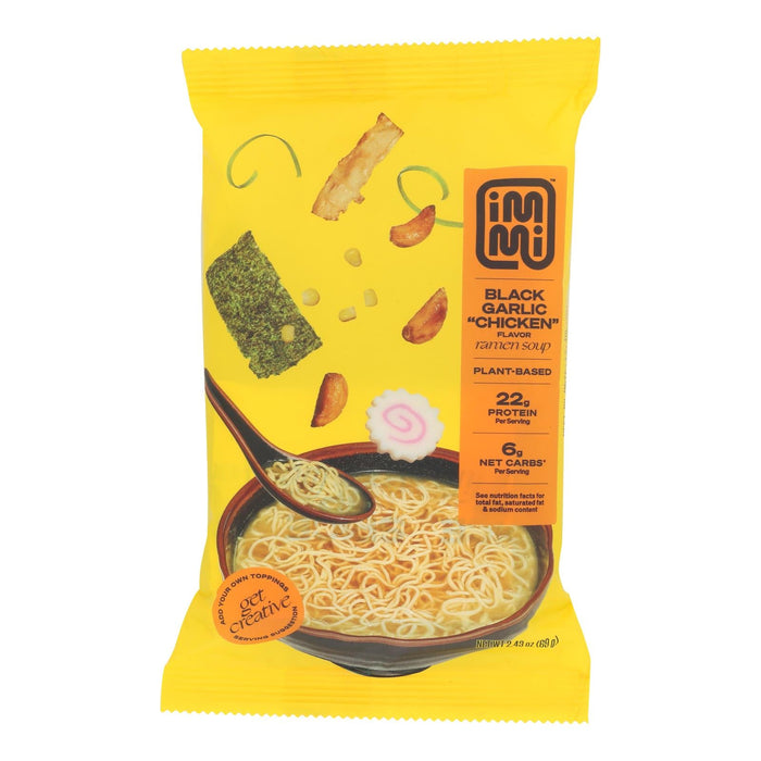 Immi Ramen Black Garlic Chicken - 2.43 Oz, Pack of 6