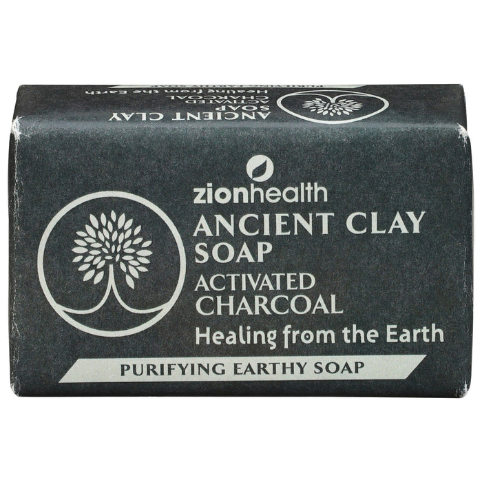 Zion Health Ancient Clay Soap with Charcoal - 6 Oz