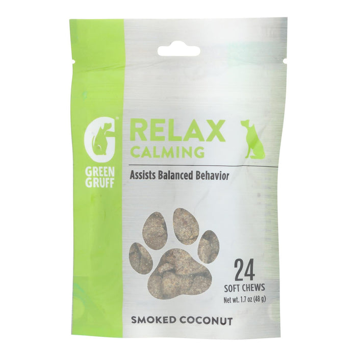 Green Gruff Dog Supp Relax Calming - Case of 6 - 24 Ct