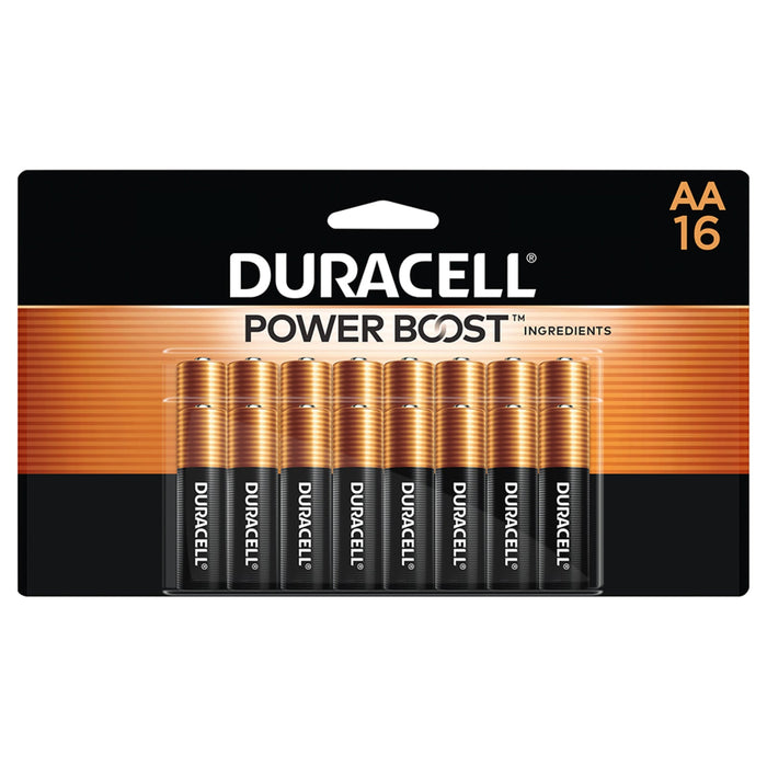 Duracell Buttery Alkaline AA Batteries 1.5v Pack of 16