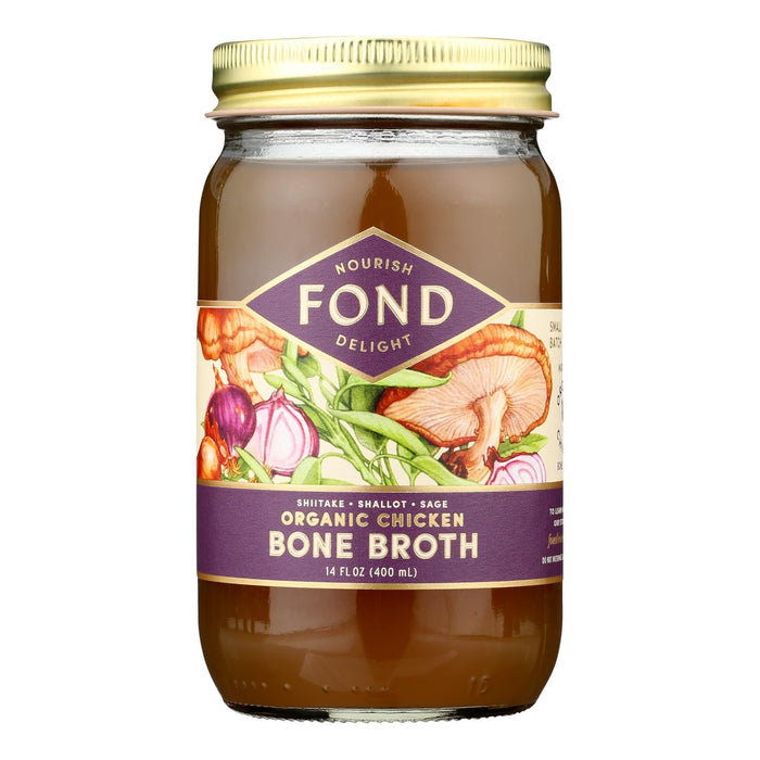 Fond Bone Broth - Bone Broth Youth Tonic Shot - Case Of 4 - 14 Fluid Ounces