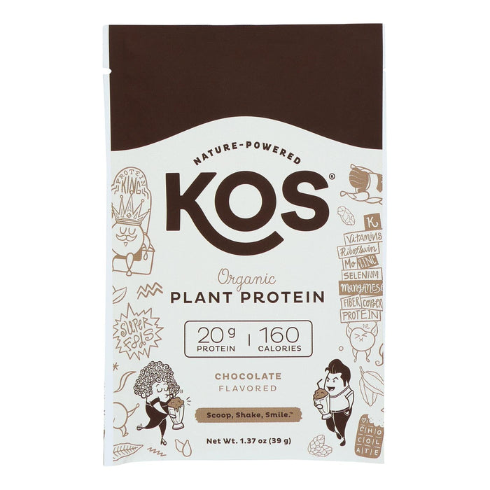 Kos Protein Powder Chocolate 1.37 Oz - Pack of 12