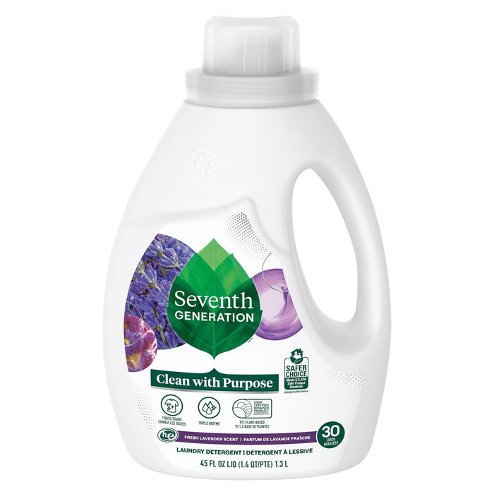 Seventh Generation Liquid Laundry Lavender - 45 Fz - Pack of 6