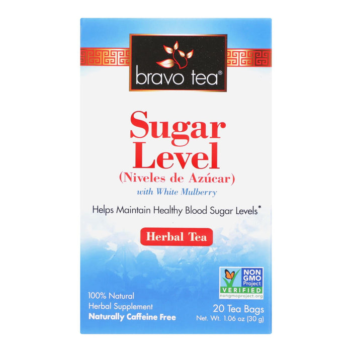 Bravo Teas And Herbs Tea for Balanced Blood Sugar - 20 Tea Bags