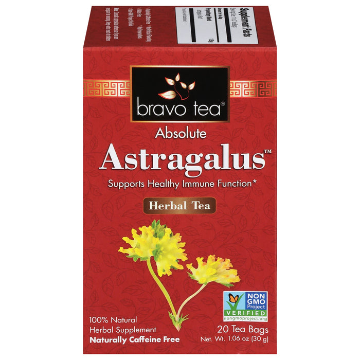 Bravo Teas And Herbs Absolute Astragalus Tea, 20-Count