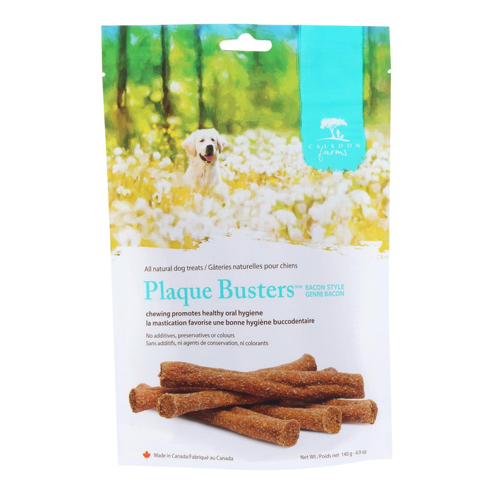 Caledon Farms Beef Bacon Recipe Flavor Dog Treats (4.9 Oz Pack of 4)