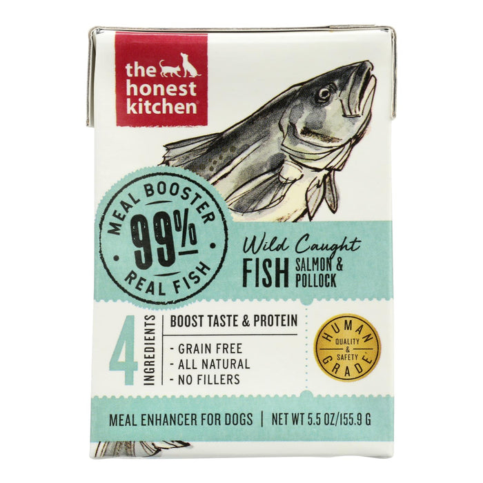 The Honest Kitchen - Dog Food Meal Boost 99% Salmon - Case of 12 (5.5 Oz)