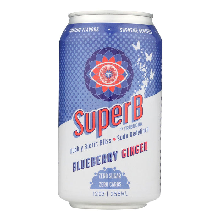 Tribucha Inc - Sprb Prob Blueberry Ginger - Case Of 6-12 Fz