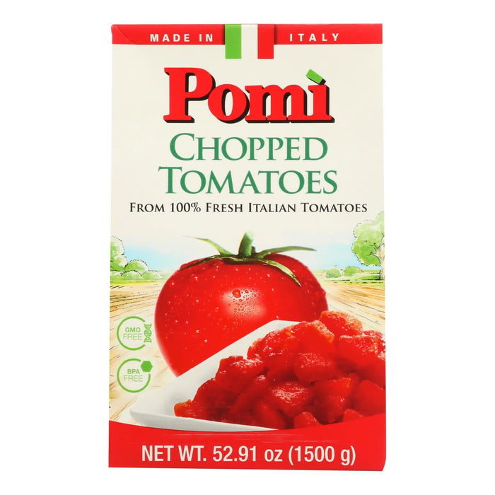 Pomi Chopped Whole Tomatoes, 6 Pack Case, 52.91 Oz