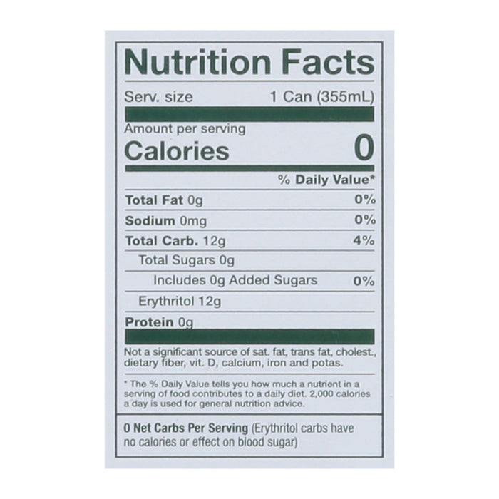 Reed's Ginger Ale Zero Sugar, 12 oz. Cans (Pack of 6)