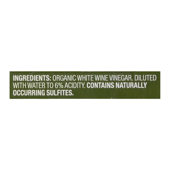 Spectrum Naturals Organic White Wine Vinegar - Case of 2 - 1.32 gal