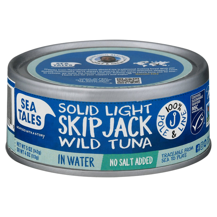 Fish Tales Skipjack Tuna in Water, 5 Oz Can (Case of 12)