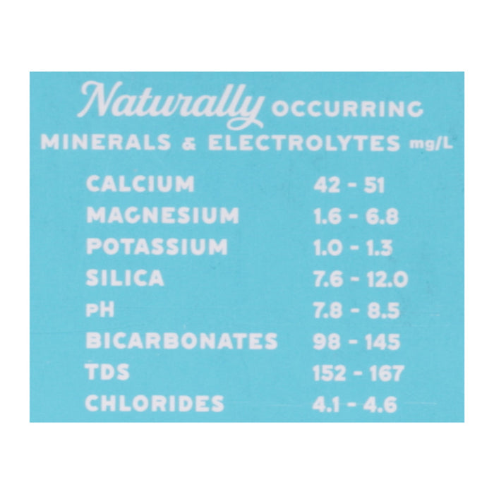 Proud Source Water Spring Alkaline pH 8.1 - Case of 3 - 8/12 fl. oz. Bottles