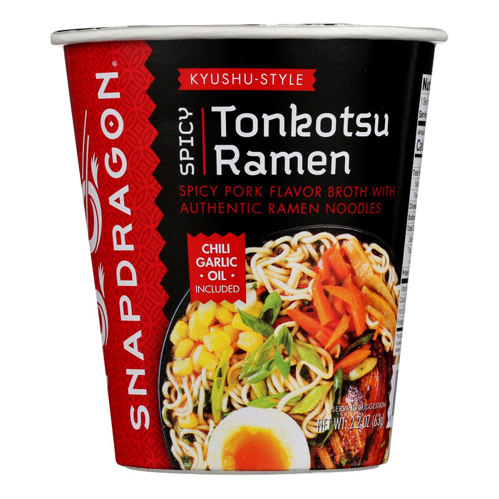 Snapdragon Foods - Ramen Cup Spicy Tonkotsu - Case of 6 (2.2 Oz)