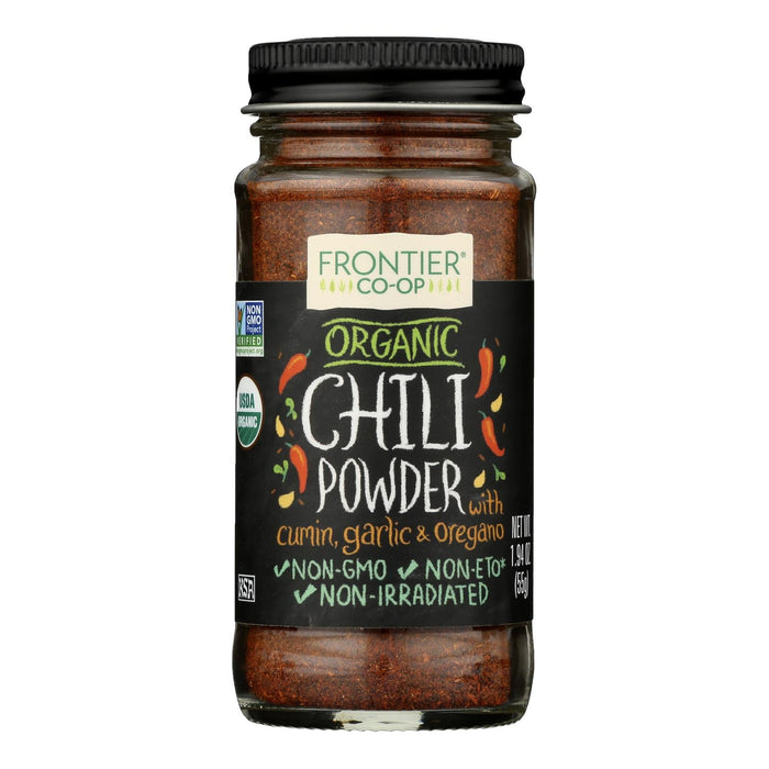 Frontier Herb Chili Powder Blend - Bold Flavor, 1.94 Oz.