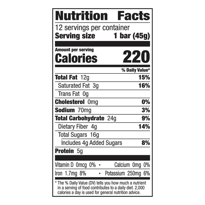 Larabar - Bar Peanut Butter Chocolate Chip - Case Of 6-12/1.6 Z