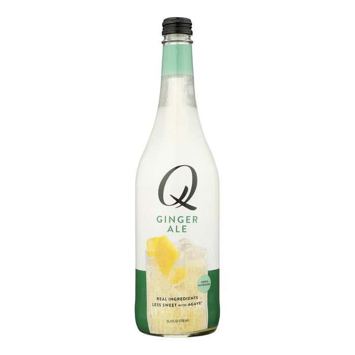 Q Drinks Ginger Ale - 25.4 Fl Oz (Pack of 8)