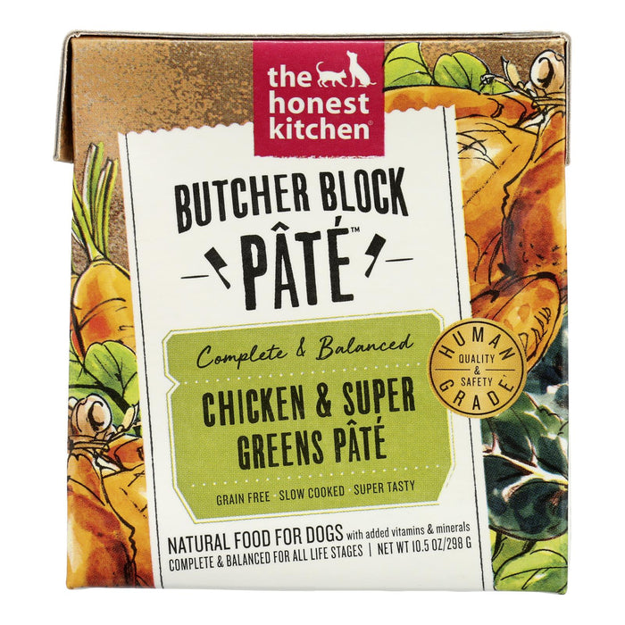 The Honest Kitchen - Dog Food Pate Chicken Greens - 10.5 Oz (Case of 6)