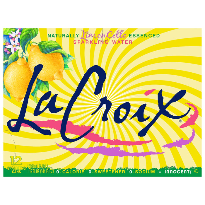 Lacroix Limoncello Sparkling Water, 12 fl. oz., Case of 24