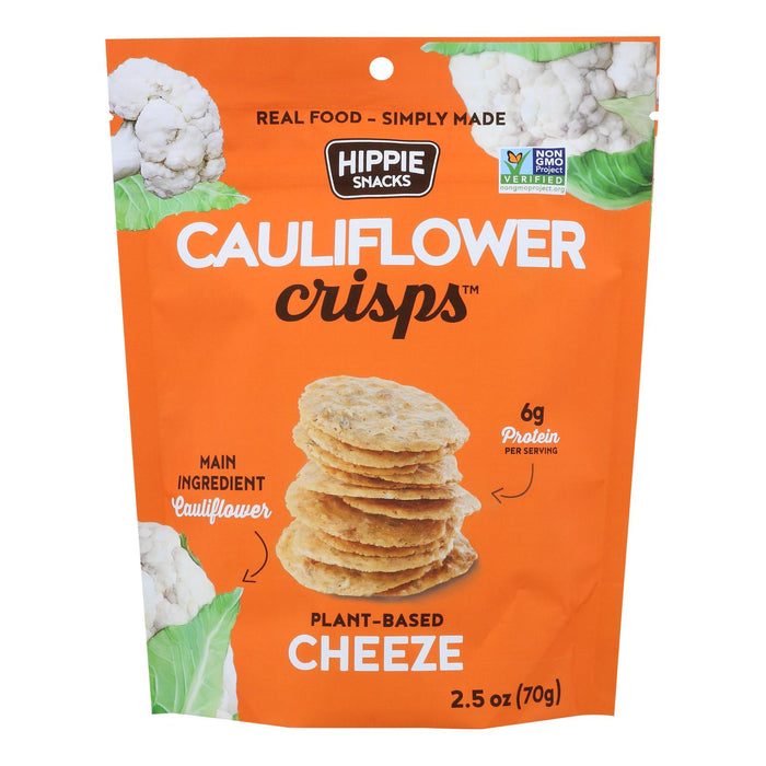 Hippie Snacks Cauliflower Crisp Cheeze - 2.5 Oz - Case of 8