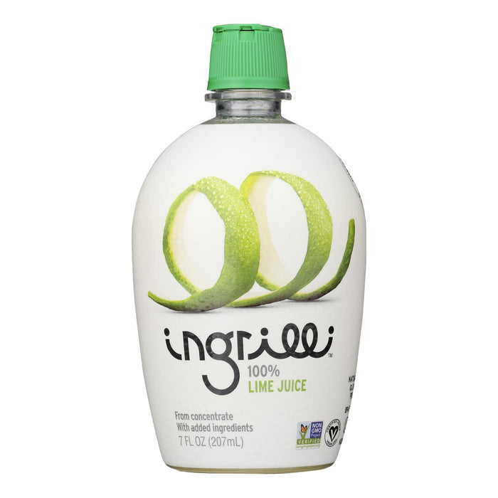 Ingrilli 100% Lime Juice, 7 Fl Oz, Case of 12