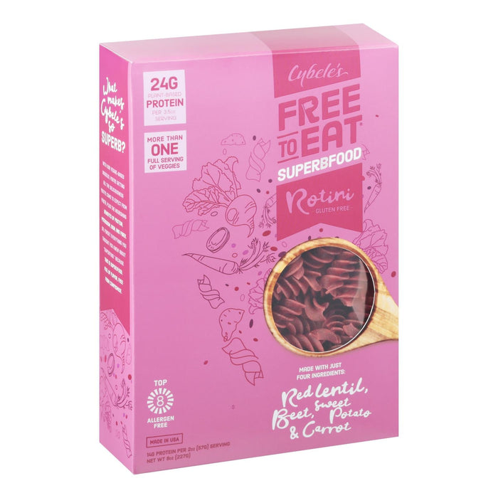 Cybele's Free To Eat - Pasta Rotini Purpl Suprfd - Case Of 6 - 8 Oz