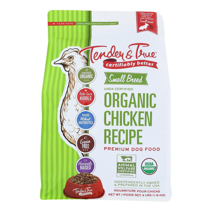 Tender & True Small Breed Chicken Dog Food Case - 6 x 4 lbs