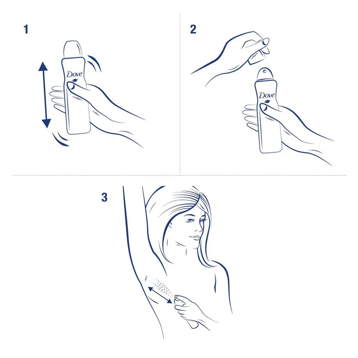 Dove Deod Spray Original 150 mL