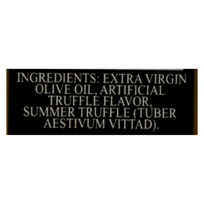 Roland Black Truffle Oil Extra Virgin Olive Oil With Summer Truffle Pieces  - Case Of 12 - 3.4 Fz