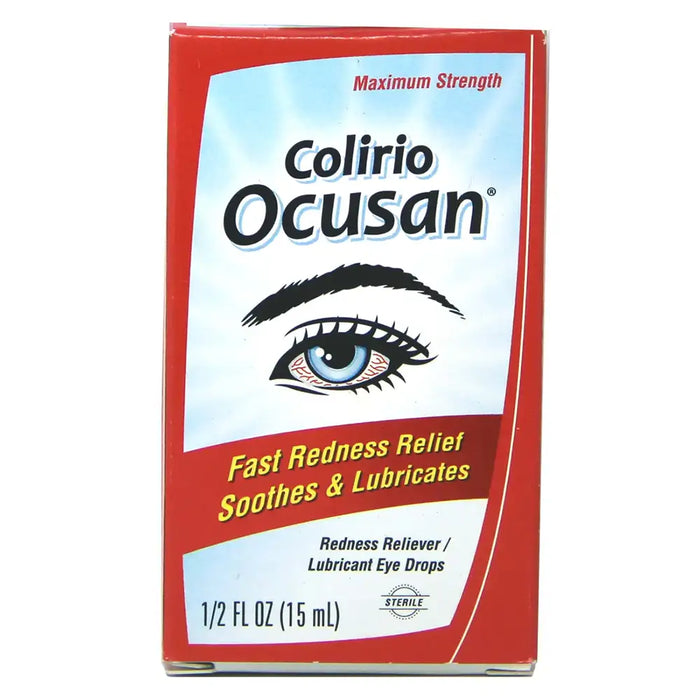 Colirio Ocusan Gotas / Eye Drops 0.5 oz - Case - 6 Units