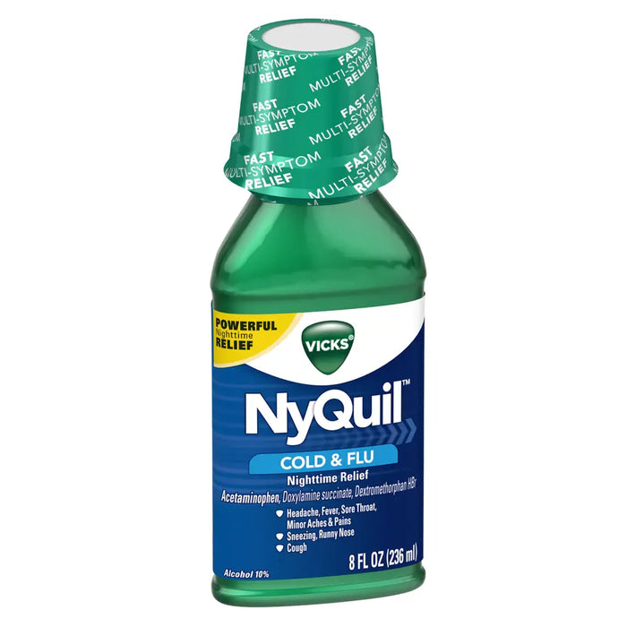 Vicks Nyquil Cold & Flu - 8 oz