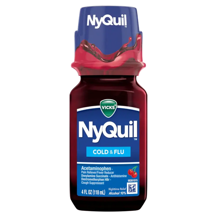 Vicks Nyquil Cherry Cold & Flu 4 oz