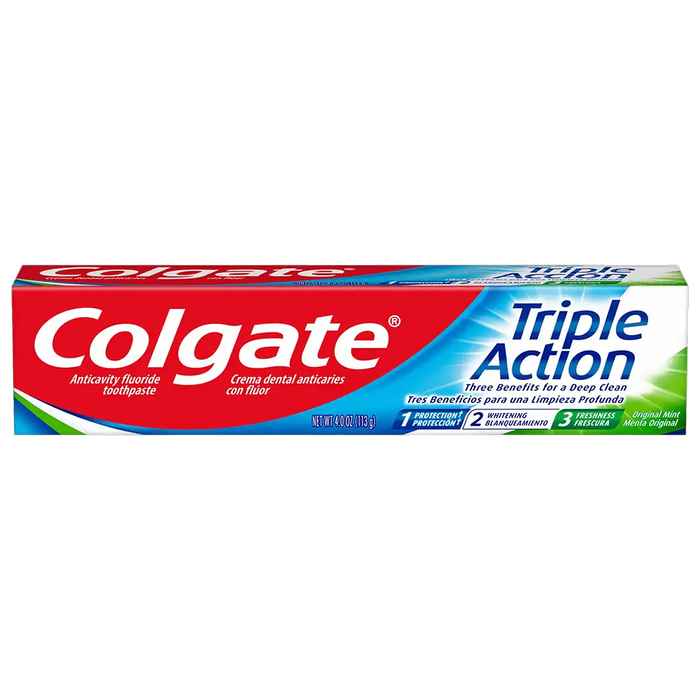 Colgate Triple Action Toothpaste Mint 4 oz