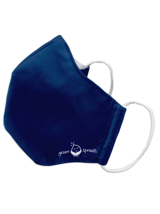 Green Sprouts Reusable Face Mask for Small Adults in Navy
