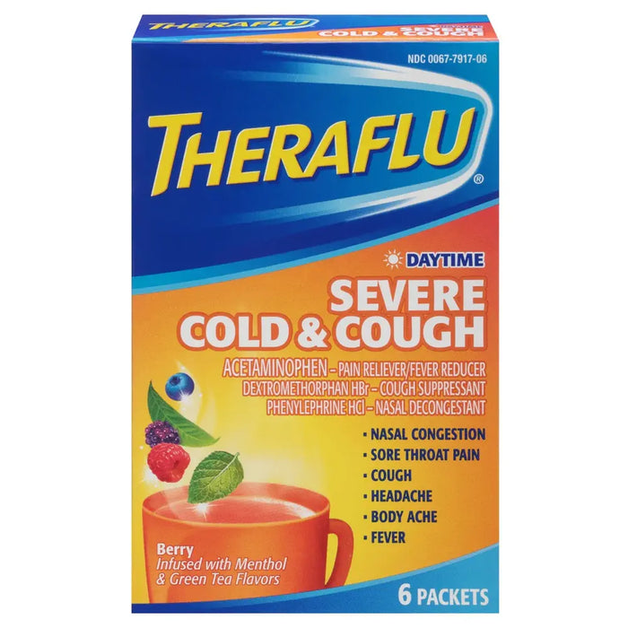 Theraflu Day Severe Cold Relief - 6 ct